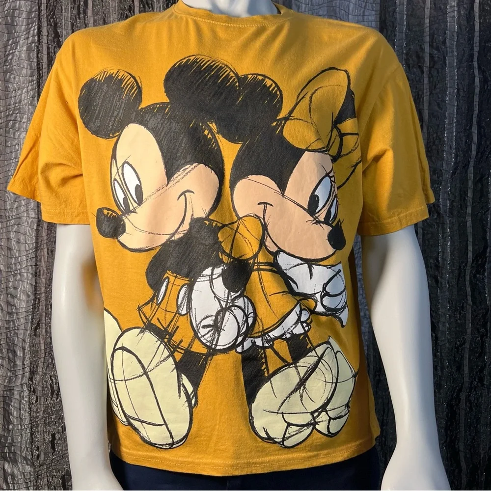 Disney Mickey & Minnie Mouse graphic T-shirt - Picture 1 of 7